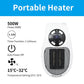 Compact Space Heater with Remote Control and Programmable Timer for Small Rooms