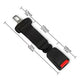 Seat Belt Extender with 14-Inch Extension and Metal ABS Construction