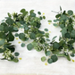 Faux Eucalyptus Garland with Silk Leaves and Flexible Stems, 70.8 Inches