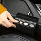 Coin Holder with Snap Closure and Quick Access Release for Car Storage