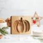Wooden Cookie Cutter with Seven Seasonal Designs and Press-Lift Mold