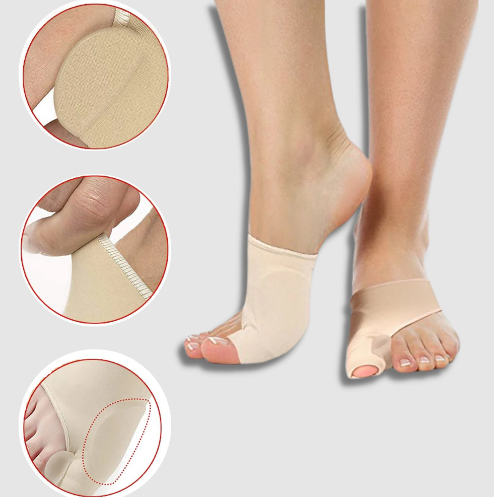 Gel Bunion Corrector with Toe Separator and Side Cushion Pad