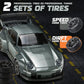 4WD RC Drift Car with Swappable Drift Tires and Rechargeable Battery, LED Track Lighting