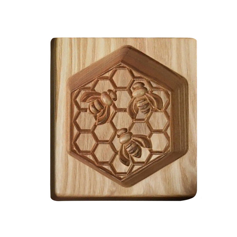 Wooden Cookie Cutter with Seven Seasonal Designs and Press-Lift Mold