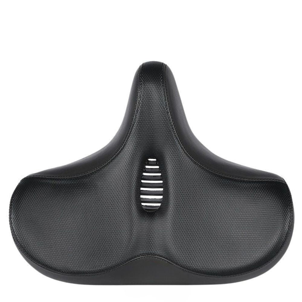 Oversized Bike Saddle with Dual Spring Suspension and Ventilated Foam Cushion