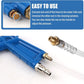 Pneumatic Air Blow Gun - Heavy-Duty Industrial Metal Mechanic Tool, Cleaning Degreaser Sprayer for Narrow Spaces, Tools for Mechanics (Engine Compartment, Mechanical Interior Use), Mechanic Tools Home allveramart