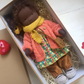 Soft Cotton Doll with Wool Stuffing and Neutral Features for Toddlers