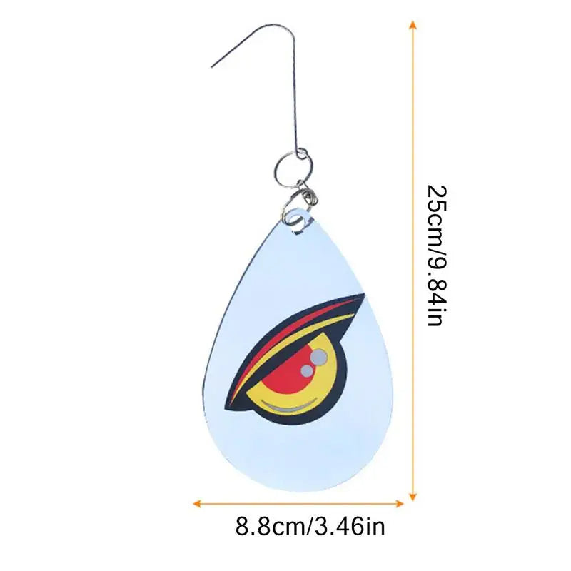 Bird Repellent Disc with Reflective Light and Predator Eye Pattern