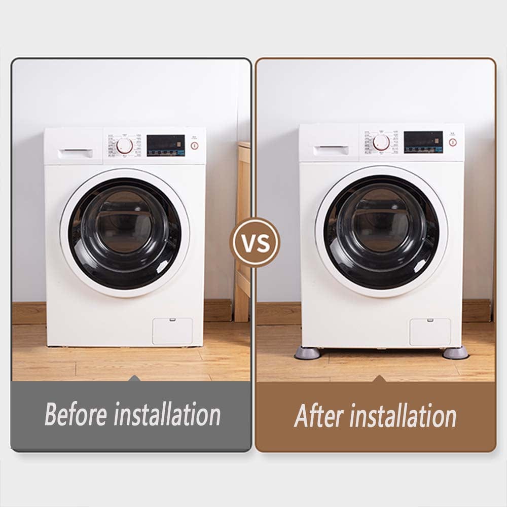 Anti-Vibration Feet for Washing Machines and Dryers with Noise Reduction
