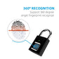 Fingerprint Padlock with App Control and 10-Print Storage, 6-Month Battery