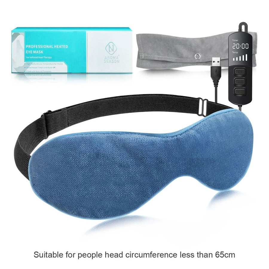 Eye Heating Pad Mask for Dry Eyes, Graphene Far Infrared USB Heated Eye Mask