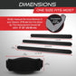 Adjustable Elbow Compression Brace with Three Hook and Loop Straps