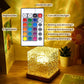 Ocean Wave Projector Lamp with 16 Color Modes and Remote Control, Wooden Base USB Powered