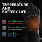USB Heated Gloves with Three Heat Levels and 8-Hour Run Time, Water-Resistant Palm