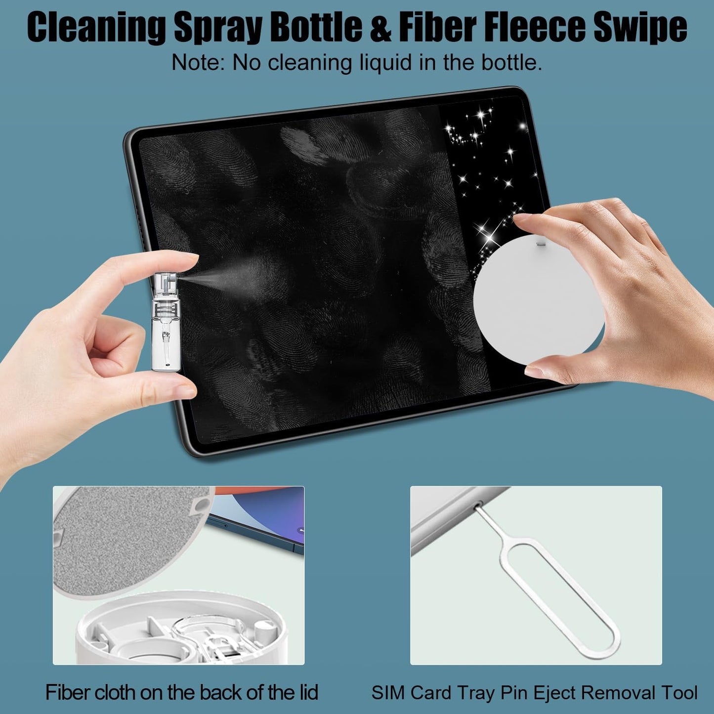Keyboard and Earbud Cleaning Kit with 20 Tools and Air Blower, Storage Case
