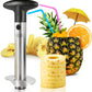 Spiral Pineapple Corer with Serrated Blade and Detachable Handle