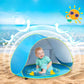 Pop Up Beach Tent with UPF 50+ Protection and Splash Pool Base