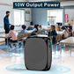 Wearable Voice Amplifier with Gooseneck Microphone and Noise Reduction, 10W Speaker