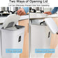 Countertop Compost Bin with Rolling Lid and Airtight Seal, 2.4 Gallon Capacity