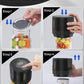 Jar Vacuum Sealer with Rechargeable Pump and 10 Sealing Lids, for 3.4in Jars