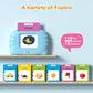 Audio Flash Card Speaker with 112 Double-Sided Cards and Sound Effects