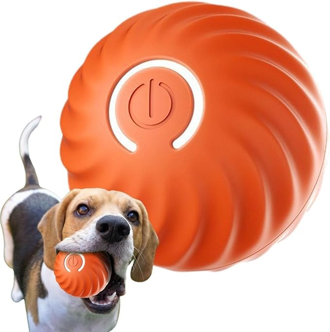 Interactive Motion Dog Toy with Obstacle Sensing and Unpredictable Movement, Rechargeable