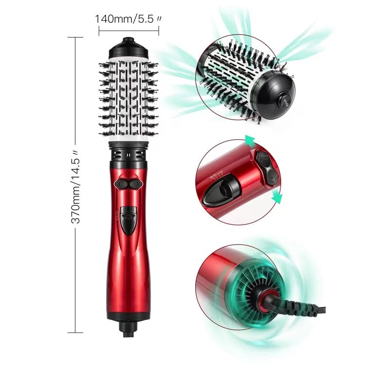 3-in-1 Rotating Hot Air-Hair Styler and Dryer marnetic