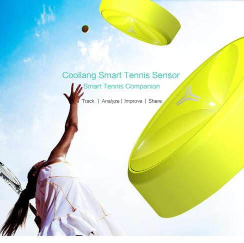 Tennis Racket Sensor with Wireless App Sync and Motion Data Tracking