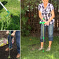Standing Weed Puller with Triple Steel Claws and Foot Pedal, 50cm Handle