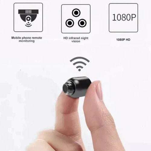 sjbackyard Small WiFi Security Camera Night Vision Wireless HD