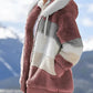 Women’s Contrasting Lamb Wool Padded Coat