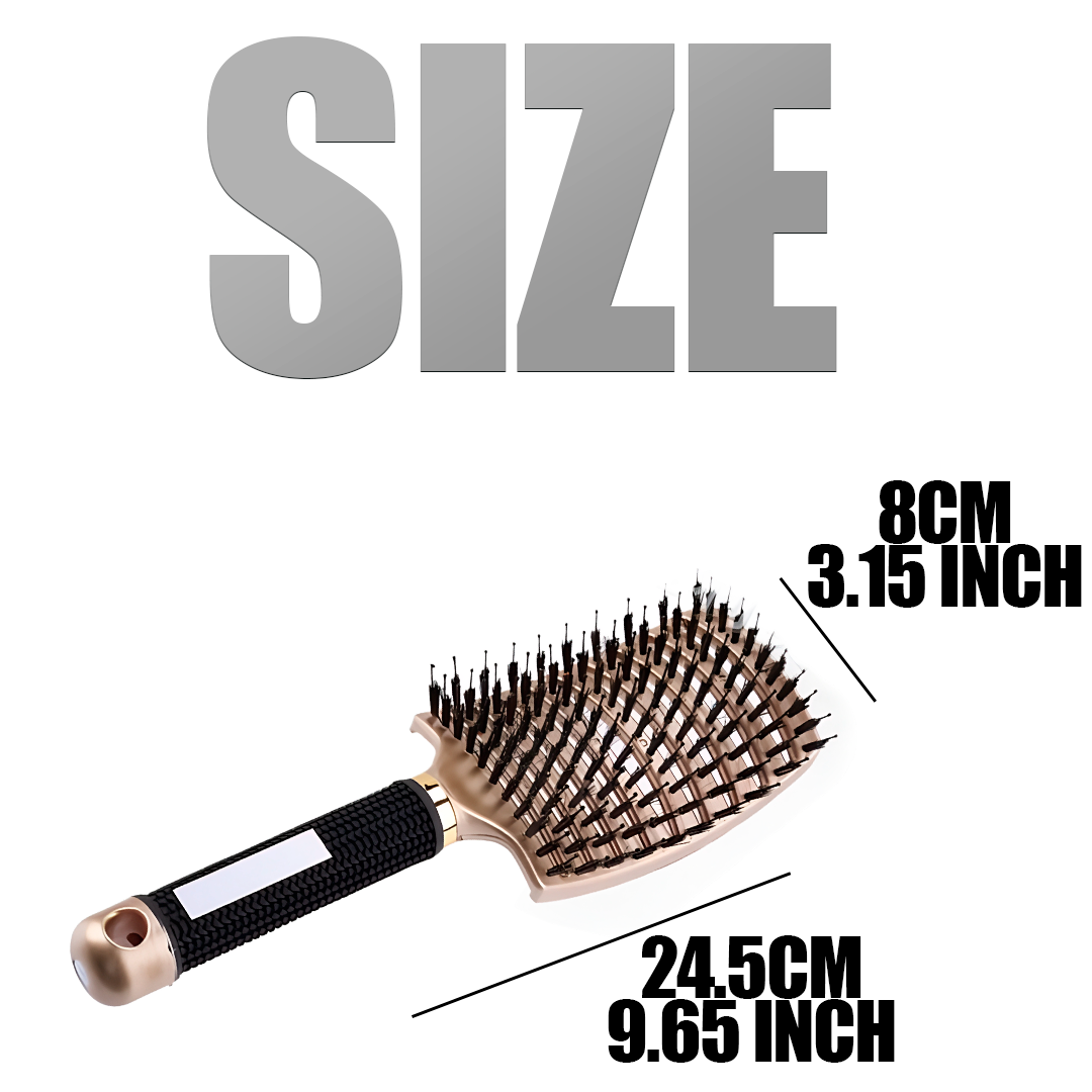 Detangler Brush with Flexible Bristles for All Hair Types