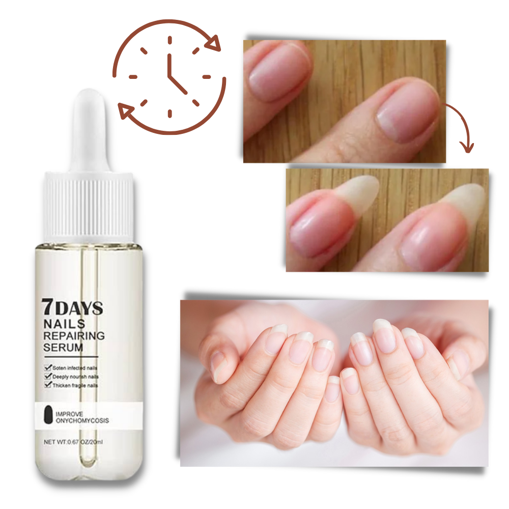 Nail Repair Serum with Brush Applicator and Glycerin, 20ml Bottle