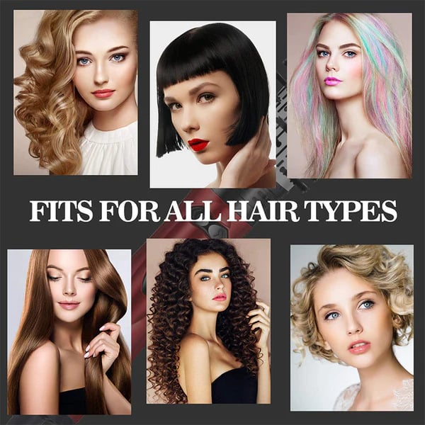 3-in-1 Rotating Hot Air-Hair Styler and Dryer marnetic