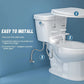 Bidet Attachment with Dual Nozzles and Adjustable Water Pressure for Standard Toilets