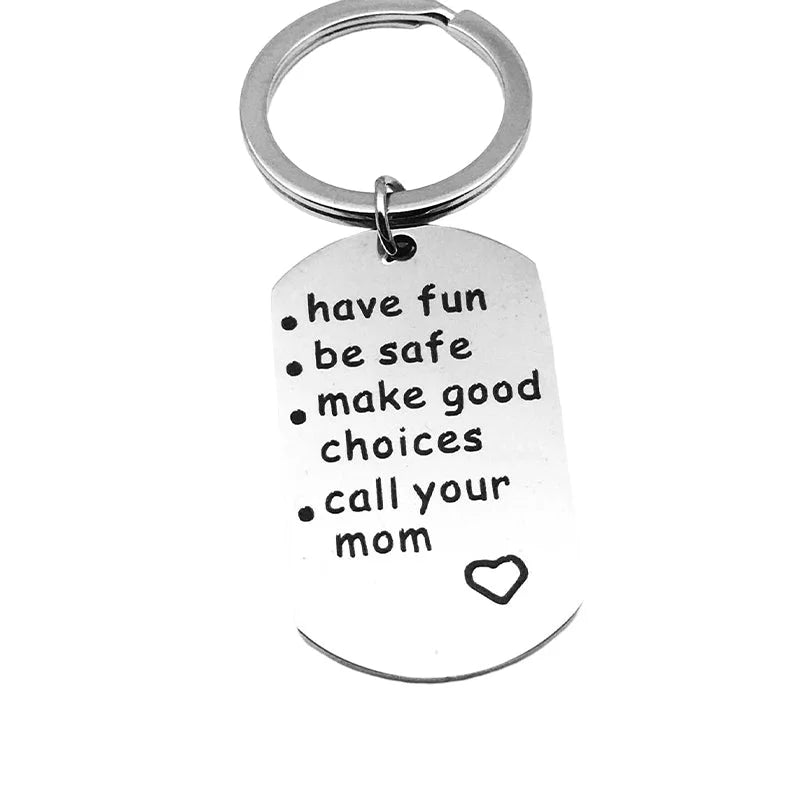 Reminder To Do Things Stainless Steel Keychain Gift