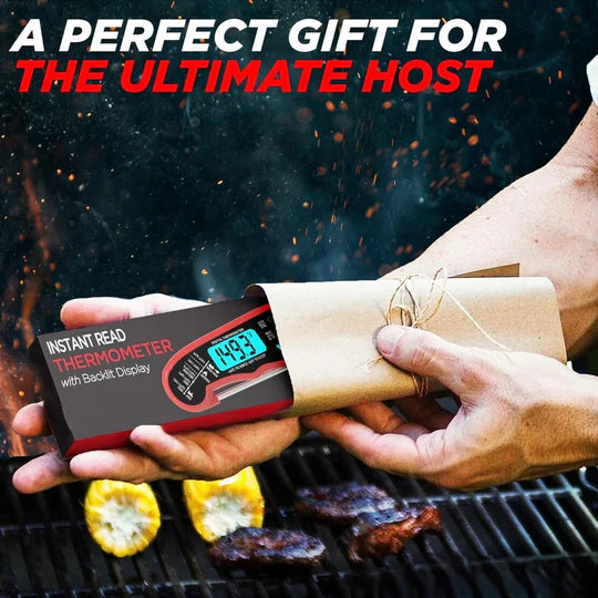 Instant Read Digital Meat Thermometer for Cooking and Grilling