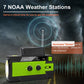 Weather Alert Radio with Hand Crank and Solar Charging, 4000mAh Battery