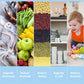 Portable Produce Cleaner with Ultrasonic Ion Purification and Waterproof Design