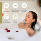 Bath Pillow with Suction Cups and Textured Foam for Neck Support