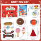 Dog Advent Calendar with 12 Interactive Toys and Squeaky Balls, Ropes for Small to Large Dogs