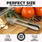 Handheld Garlic Press with 37 Precision Holes and Ergonomic Grip