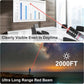 Green Laser Pointer with Rechargeable Battery and Starry Pattern, 2000ft Range