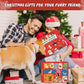 Dog Advent Calendar with 12 Interactive Toys and Squeaky Balls, Ropes for Small to Large Dogs