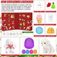 24-Day Squishy Toy Countdown Calendar with Animal and Food Shapes
