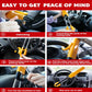 Anti-Theft Steering Wheel Lock with Four-Hook System and Double Row Cylinder