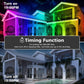 Permanent Outdoor Lights RGB LED System with Bluetooth App Control