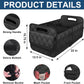 Foldable Car Trunk Organizer with Adjustable Dividers and Water Resistant Fabric