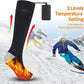 Rechargeable Heated Socks with Dual Zone Heating and Three Temperature Settings