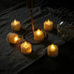 LED Votive Candles with Remote and Flickering Warm Glow, 6-Pack Waterproof